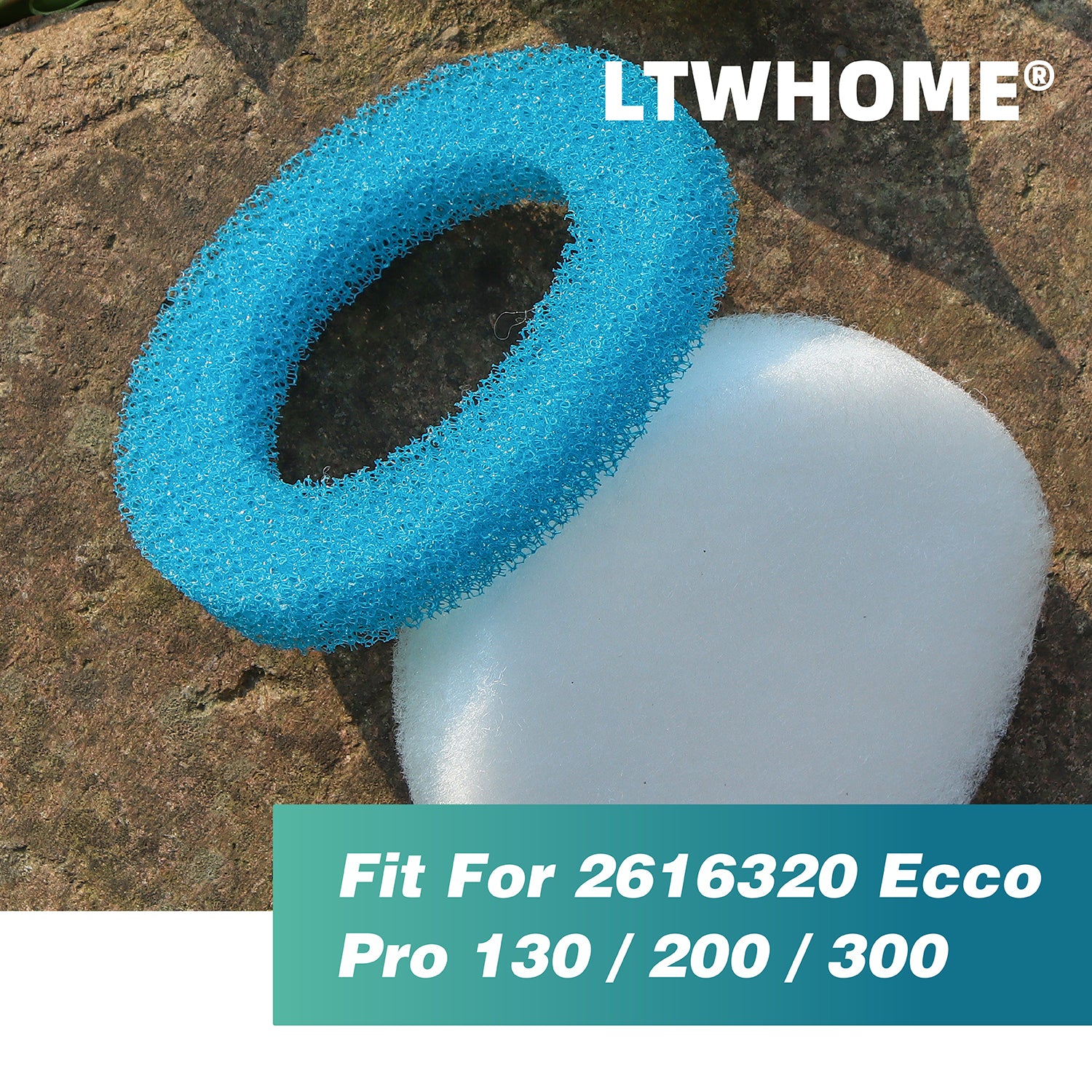 LTWHOME Filterschwamm für Eheim 2616320 Ecco Pro 130 200 300