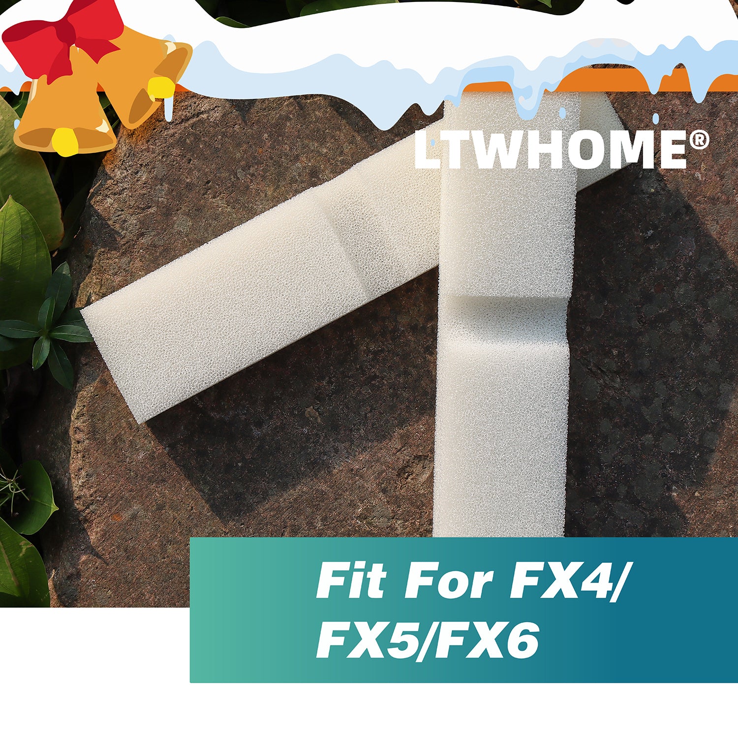 LTWHOME Filterschwamm für Fluval FX5