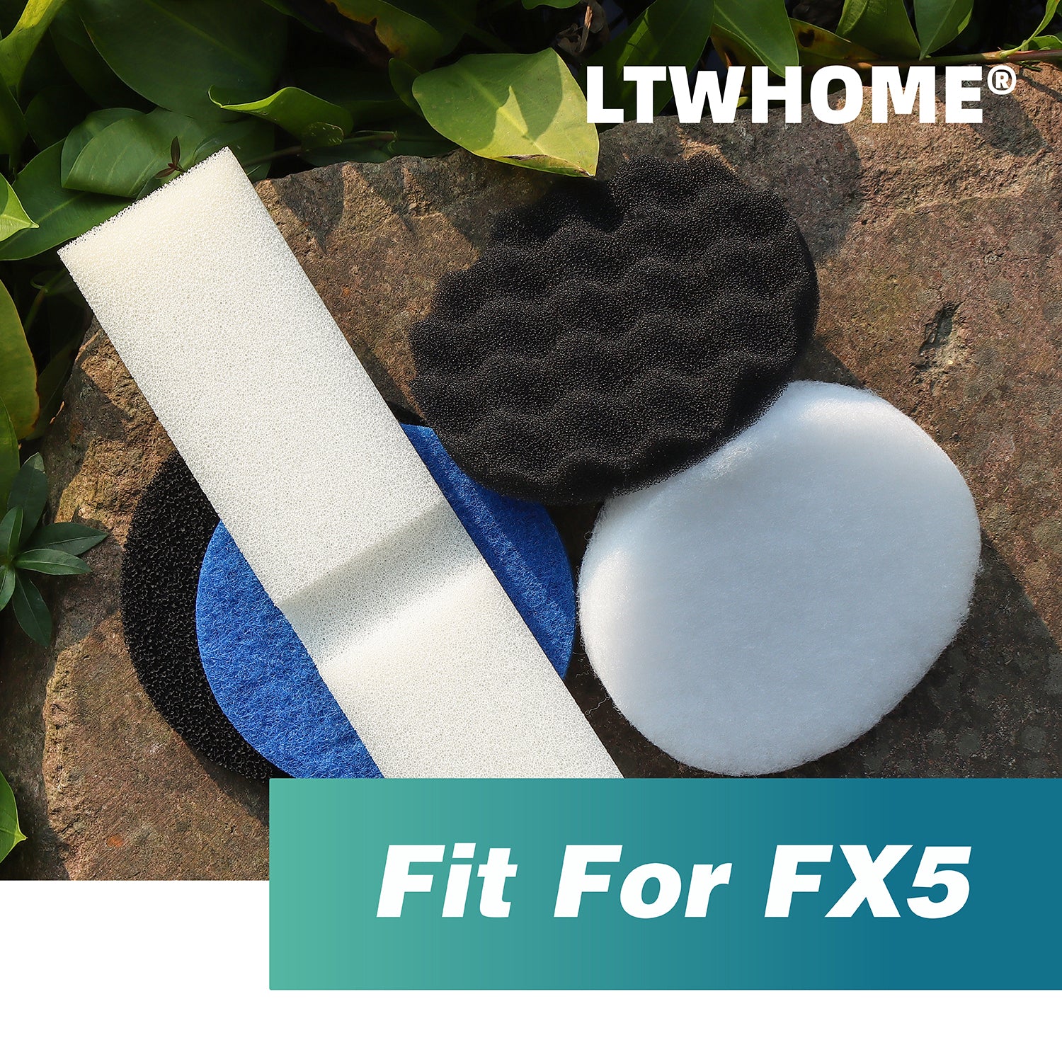 LTWHOME Filterschwamm für Fluval FX5