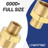 LTWFITTING Messing Fittings Sechskant 3/8" IG x 1/8" IG Verbindung reduziert