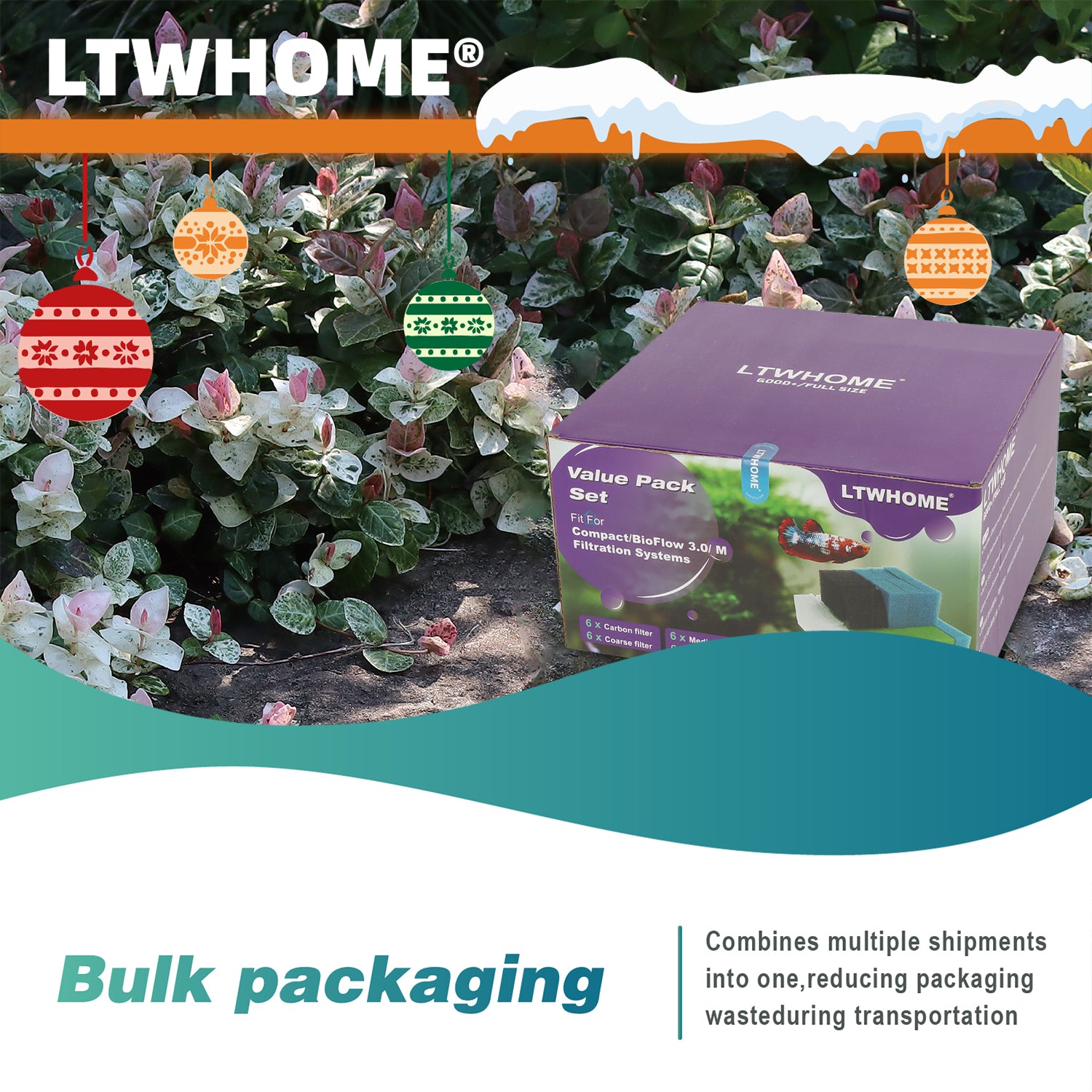 LTWHOME Filterschwamm für Juwel Compact BioFlow 3.0/M