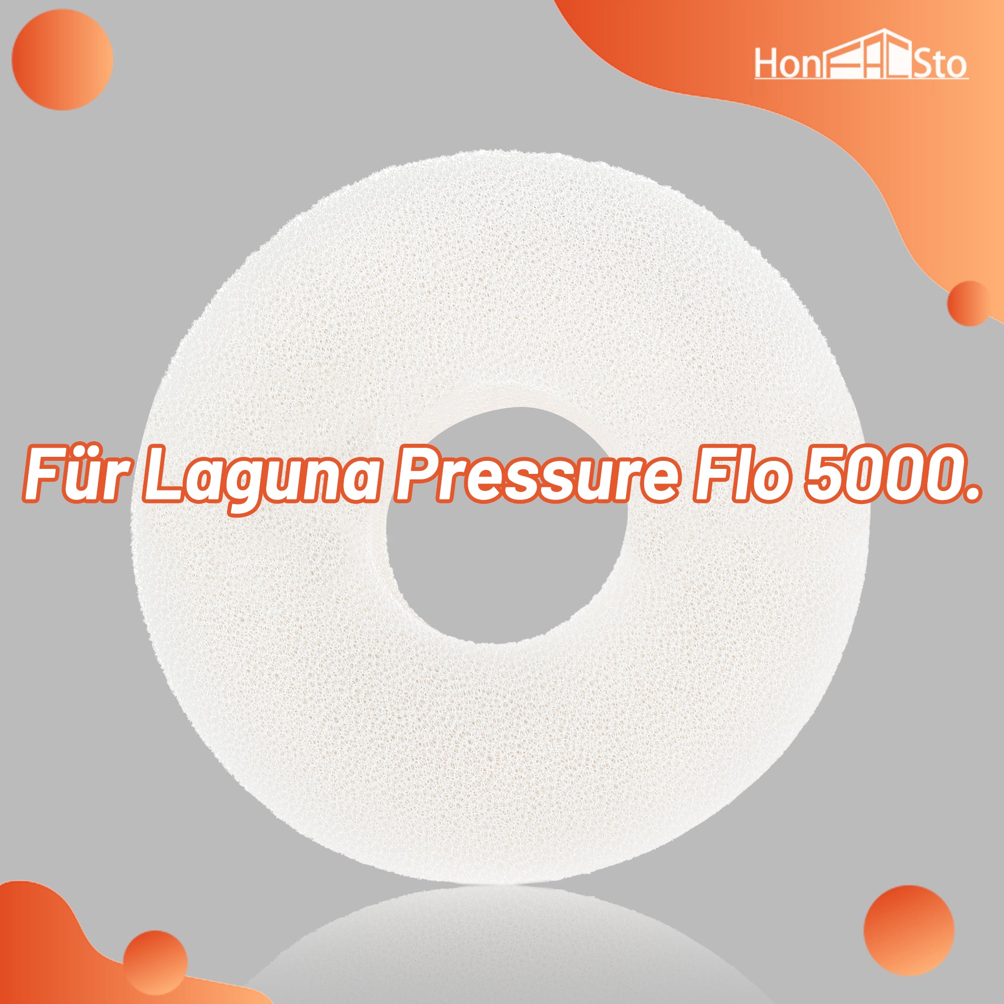 LTWHOME Filterschwamm für Laguna Pressure Flo 5000 Weiß