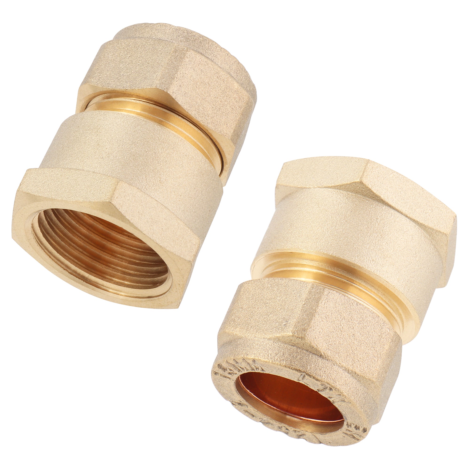 LTWFITTING Brass 15mm OD x 1/2 Zoll Female IG Compression Connector Fitting