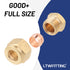 LTWFITTING 8mm Compression Plug, Brass Compression Stoppende Blankkappe