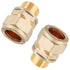 LTWFITTING Brass 15mm OD x 3/8 Zoll Male R Compression Connector Fitting