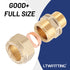 LTWFITTING Brass 15mm OD x 3/8 Zoll Male R Compression Connector Fitting