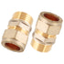 LTWFITTING Verchromter Messing 15mm OD x 1/2-Inch Male R Compression Connector Fitting