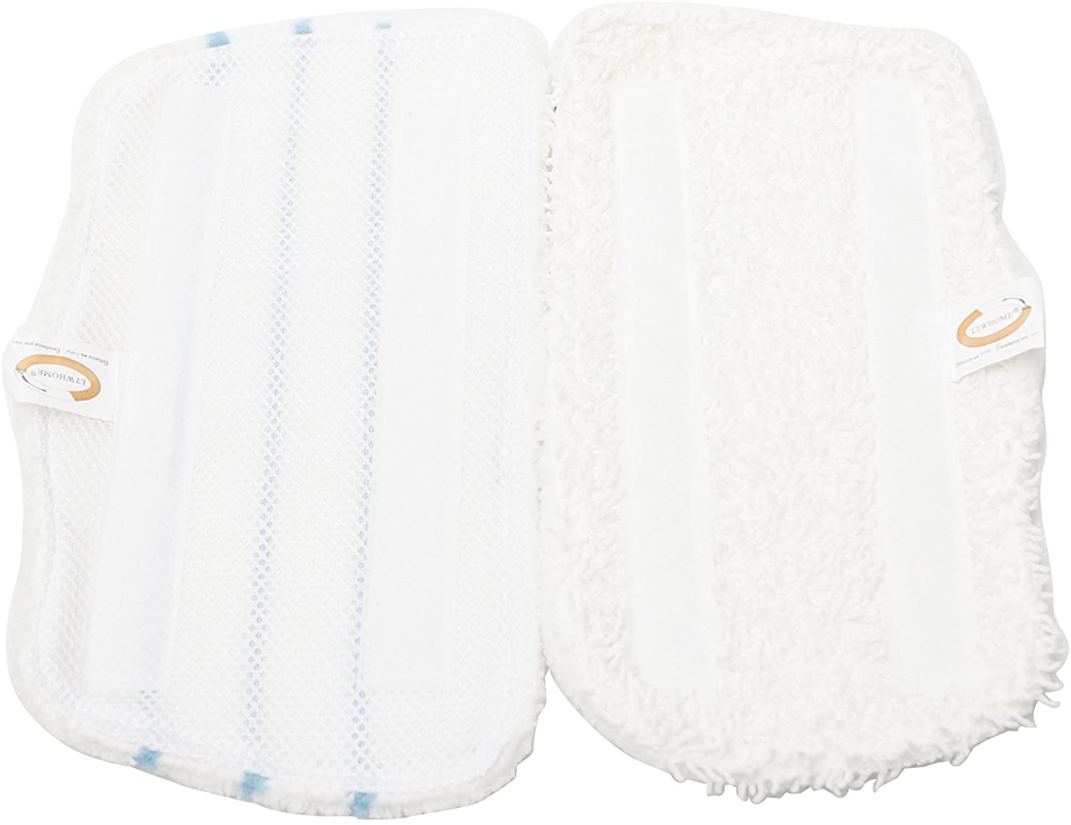 LTWHOME Ersatz Mikrofaser Mop Pads 2 Type Serie Passend für Shark Steam Mop XT3101 S3101 S3250 S3202(Packung mit 9)