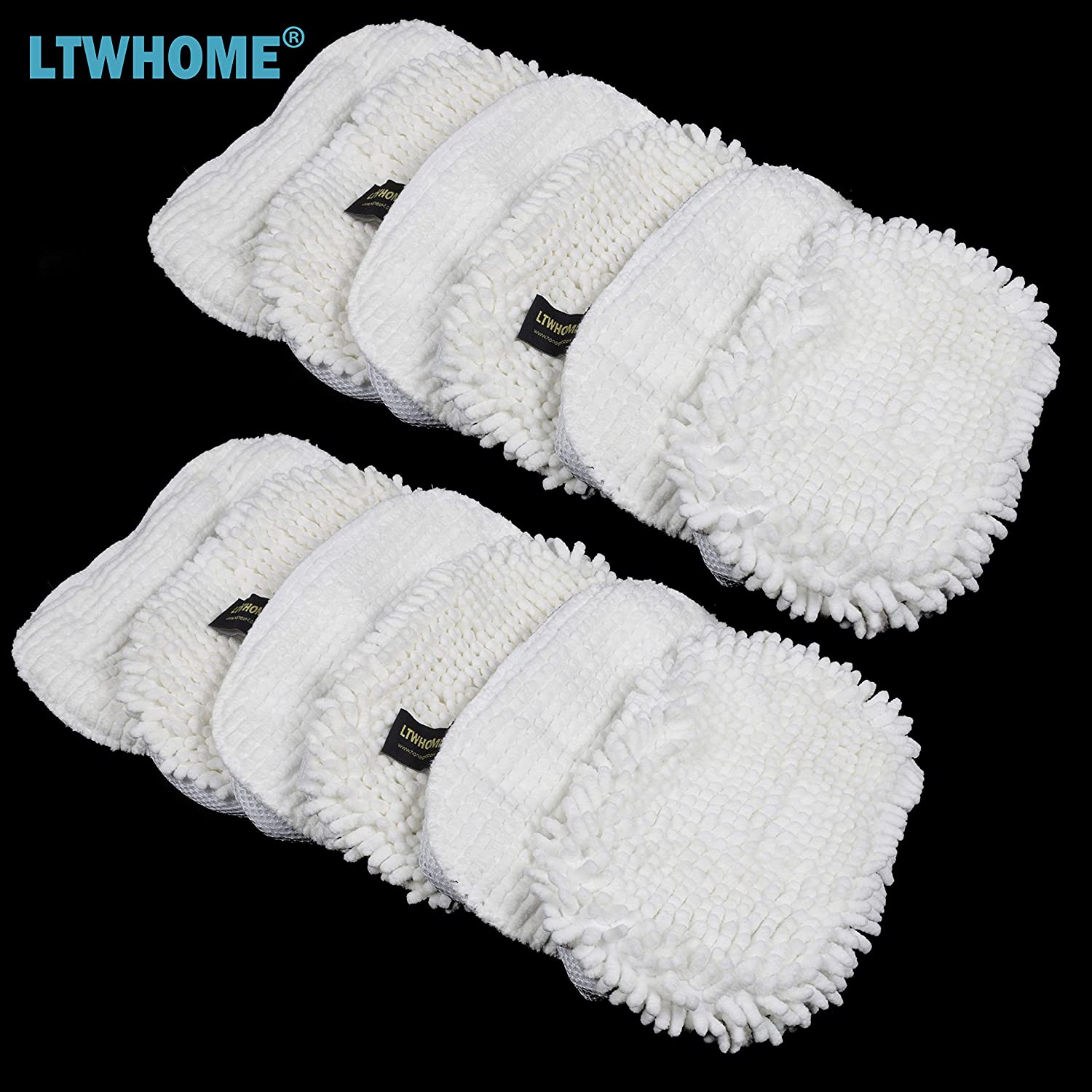 LTWHOME Mop Pads für Bissell Steam Mop 1867 Passend für Part #203-2158 2032158 3255 32525