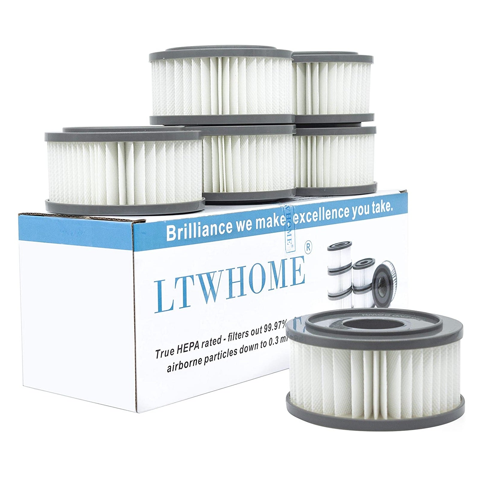 LTWHOME Ersatz HEPA Filter Passend für Dirt Devil Type F15, Compares to 3SS0150001