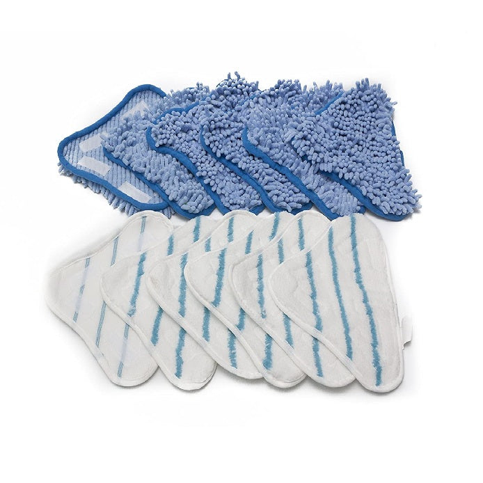 LTWHOME Ersatz-Pads Mikrofaser Mop Pads und Coral Mikrofaser Mop Pads Serie geeignet für Steam Mop X5