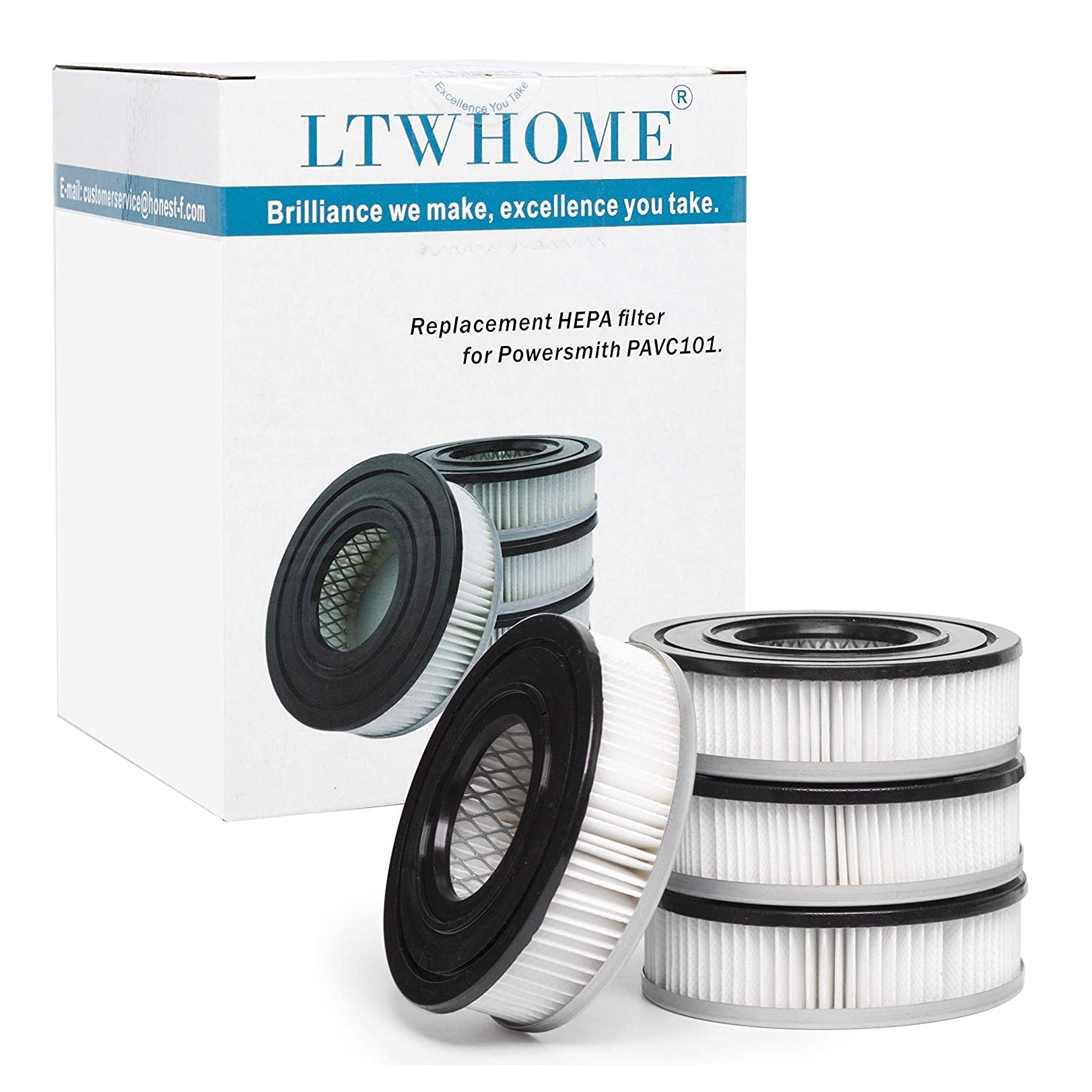 LTWHOME Filter passend für Powersmith PAVC101