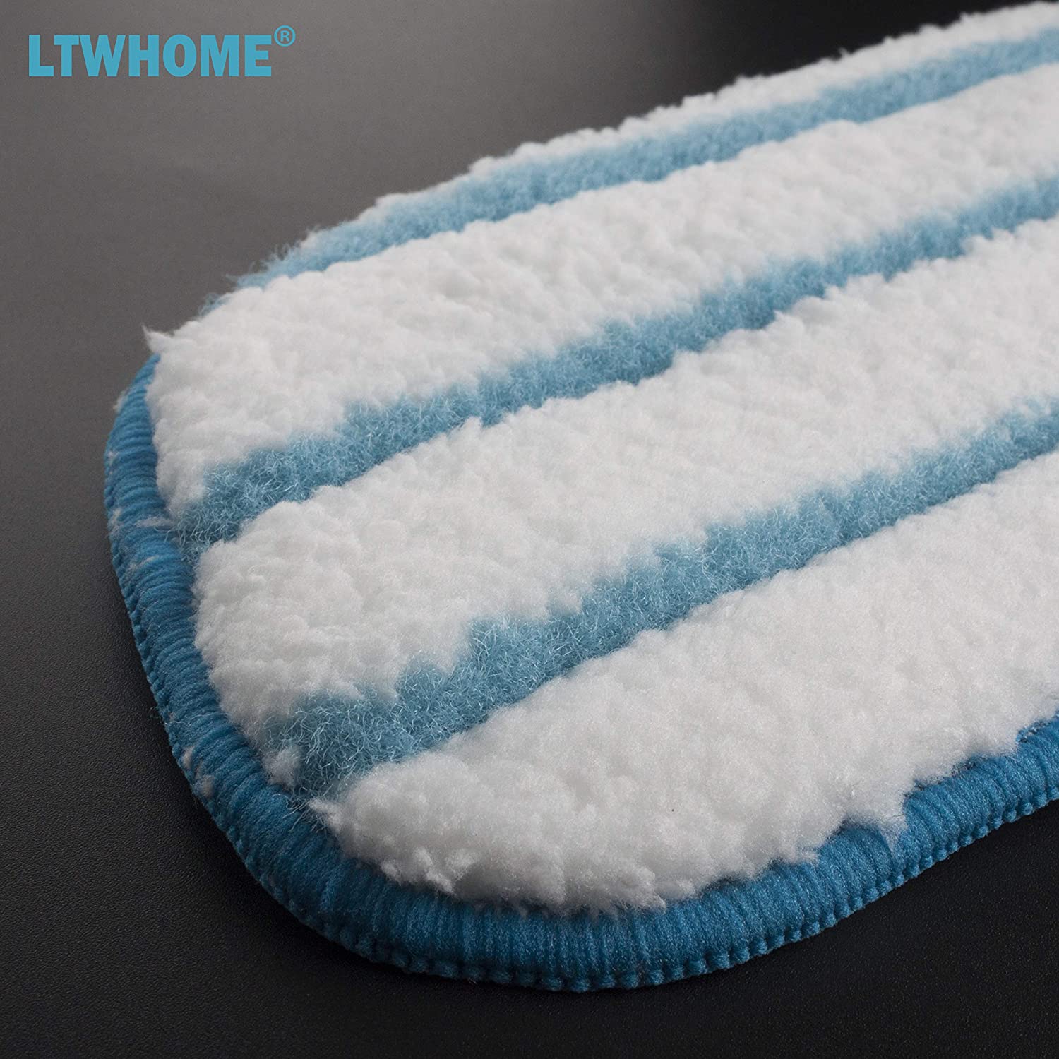 LTWHOME Wet Mop Pads für Dirt Devil Steam Mop Compare to Part AD51000