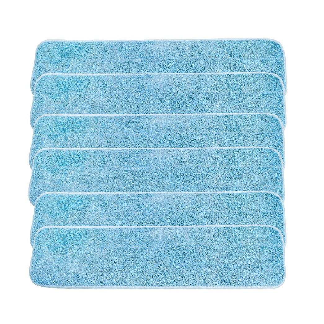 LTWHOME 60cm Kommerzielle Mop Füllen Pads mit Microfaser in Blau