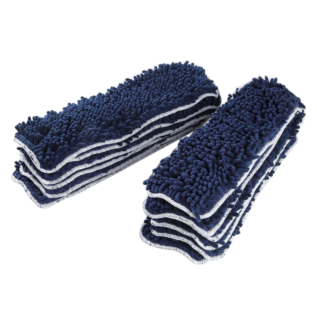 LTWHOME 42-45cm Chenille Koralle Mikrofaser Waschbare Flache Mopp Pads