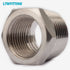 LTWFITTING Edelstahl 316 Pipe Hex Bushing Reducer Fittings 3/4" Male BSPT x 1/2" Female BSPP