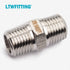 LTWFITTING Edelstahl 316 Pipe Hex Nipple Fitting 1/4" Male BSPT Luft Brenngas Wasser